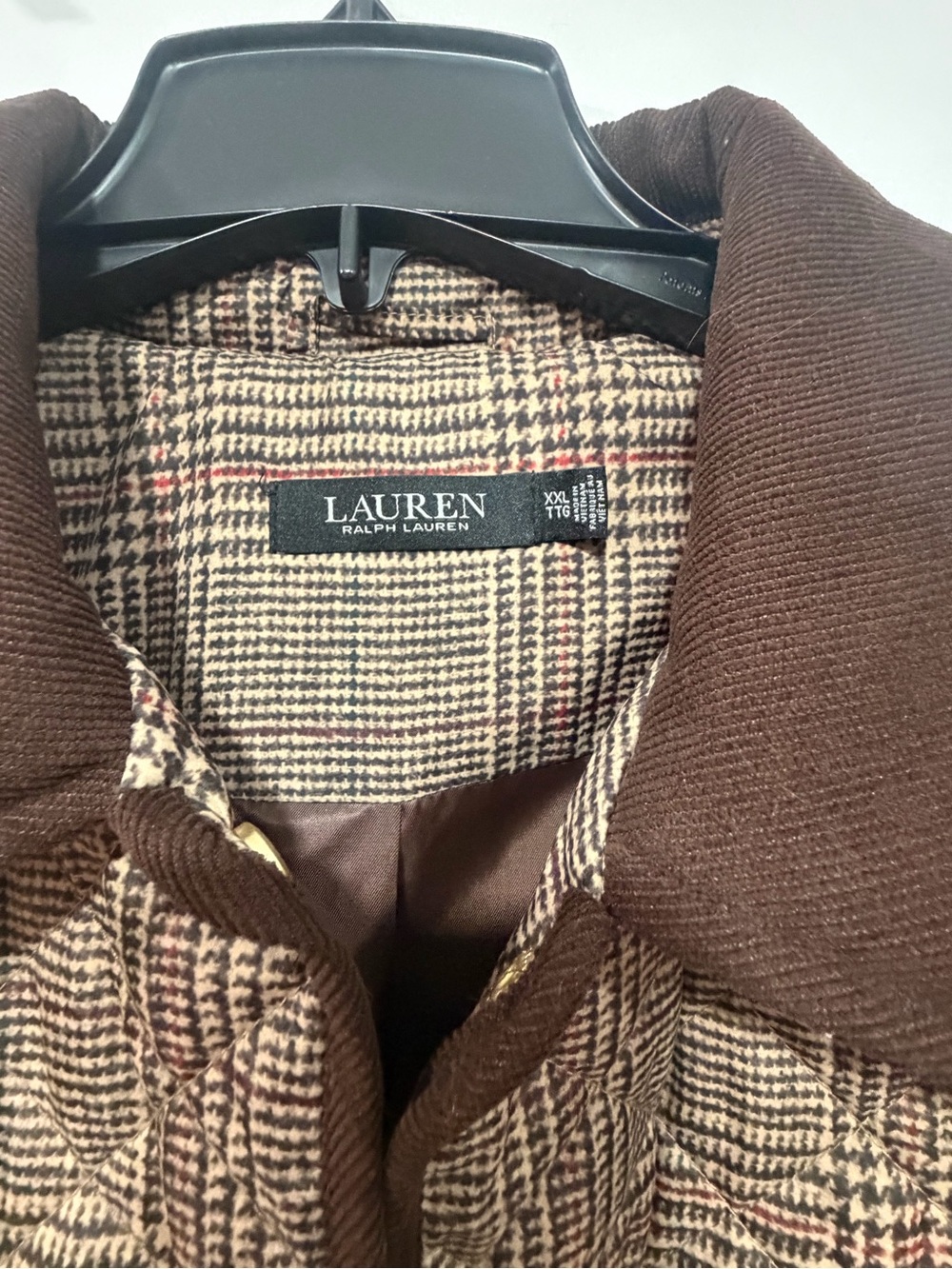 Ralph Lauren Plaid Barn Coat- NWOT - Picture 5 of 8